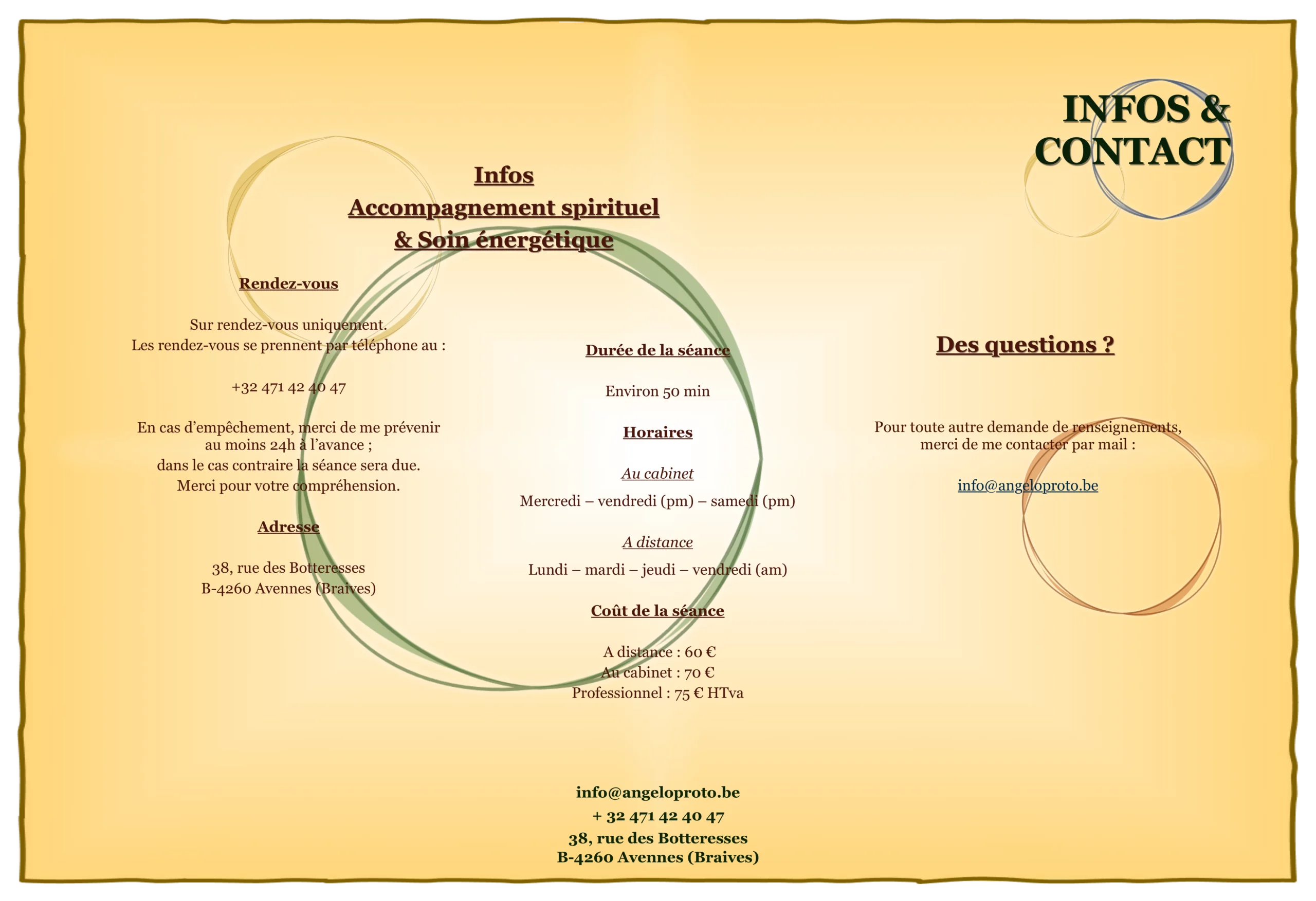 6. Infos & contact